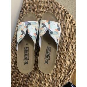 Mephisto Lisane Bamboo Multi Wedge Comfort Sandal Women's sizes 8.5